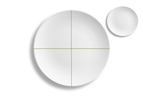 Interactive healthy meal and plate activity